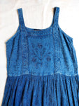 Maxi vestido azul mezclilla