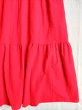 Maxi vestido rojo